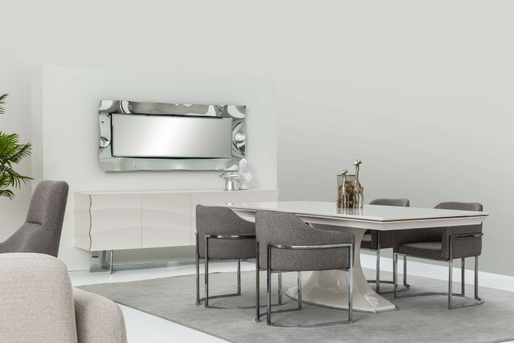 İnfinity Ecru Yemek Odası Takımı