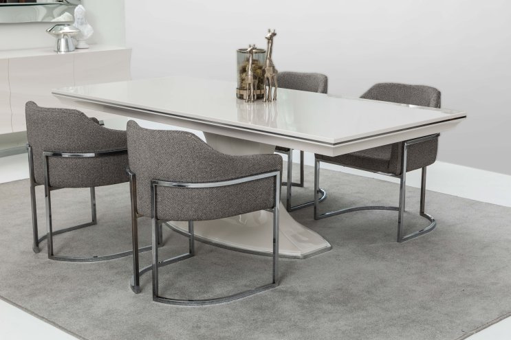 İnfinity Ecru Yemek Odası Takımı